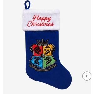 NWT Harry Potter Hogwarts Christmas Blue Stocking